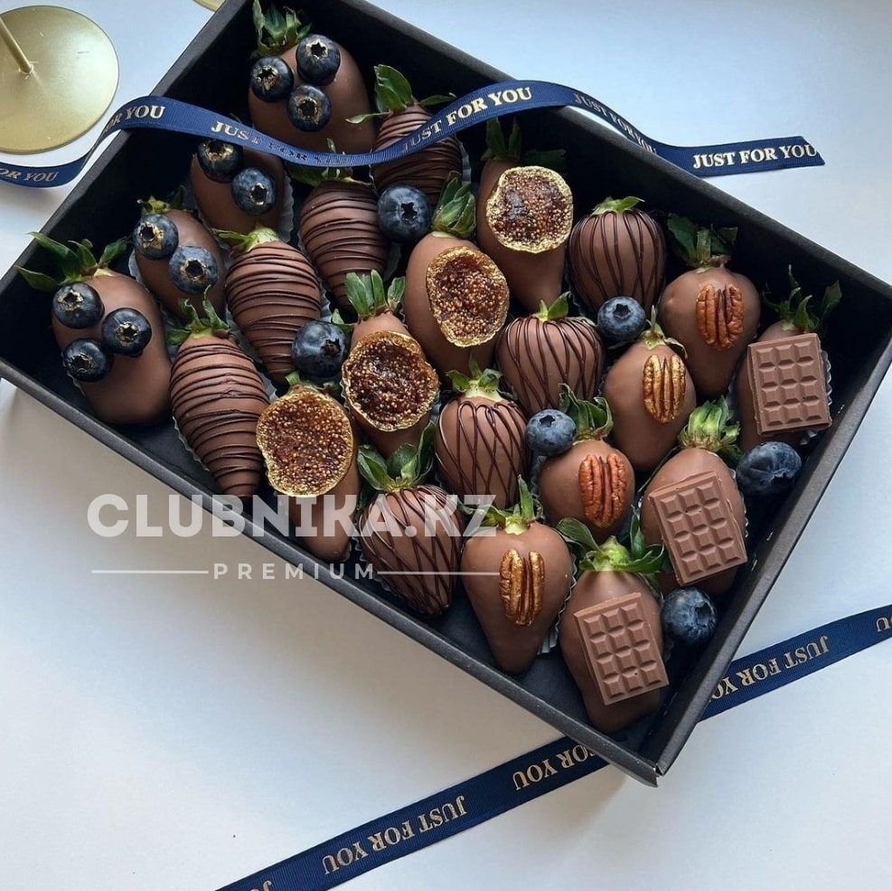 CLUBNIKA.KZ клубника в шоколаде Premium/M